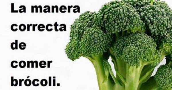 No se trata sólo de lo que comes, se trata también de cómo prepararlo. La manera correcta de comer brócoli..