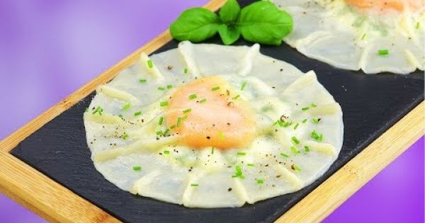 Raviolis de huevo hechos en casa: una deliciosa receta vegetariana