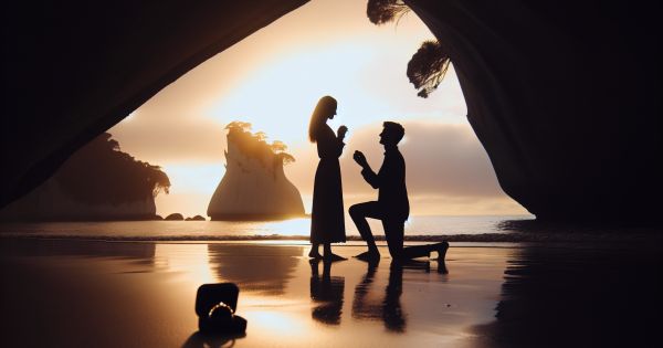 La romántica propuesta de matrimonio que salió mal: ¡Perdió el anillo!