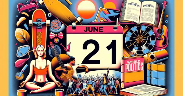 ¡Descubre lo que ocurrió un día como hoy, el 21 de junio!