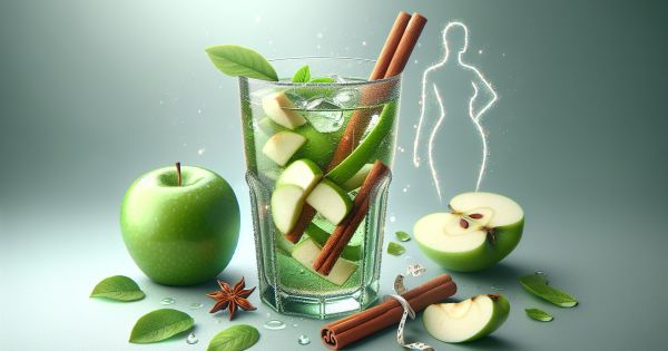 ¡Descubre la Bebida Secreta para Perder Peso! Hecha de Manzana Verde y Canela