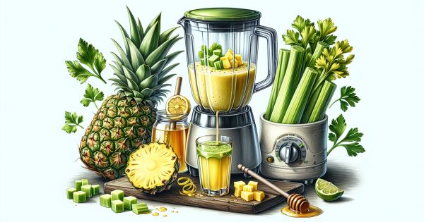 Impulsa tu pérdida de peso con este batido de apio y piña: Te explicamos cómo hacerlo