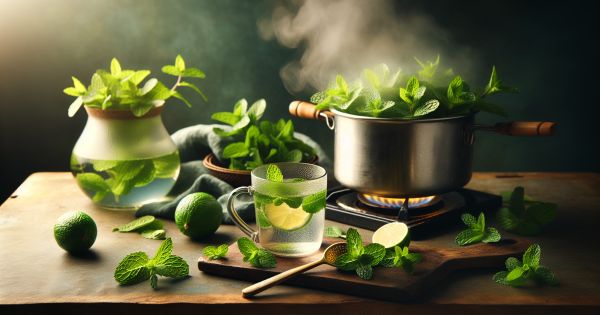 Remedios naturales: agua de hierbabuena para la gastritis