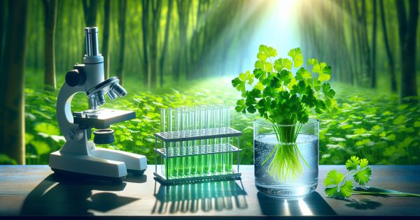 Descubre los asombrosos poderes de purificación del cilantro ¡y no solo para el agua!