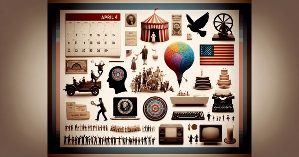 Los eventos mundiales que han dejado huella un 4 de Abril