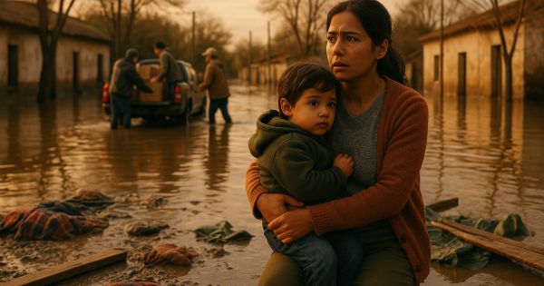 Crecida histórica en Atamisqui: familias evacuadas y un llamado urgente a la solidaridad