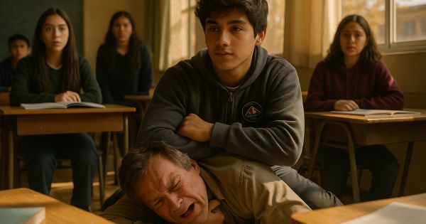 Así protegió a su colegio: Joven frustra ataque en Calama con técnica de Jiu-jitsu