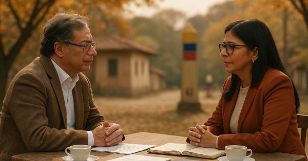 Petro marca un hito: primer presidente en reunirse con Delcy Rodríguez tras la salida de Maduro en Venezuela