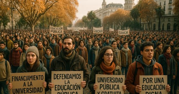 Marchas multitudinarias en defensa de la educación universitaria: el reclamo al gobierno se hace sentir