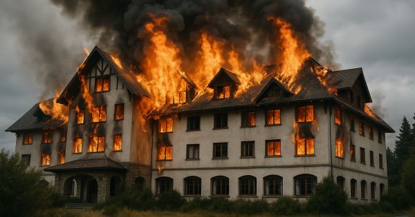Impactante incendio arrasa con el emblemático Hotel Huemul de Bariloche: recuerdos y cenizas en el corazón de la Patagonia