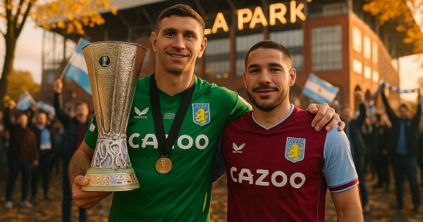 Aston Villa hace historia: Dibu Martínez y Buendía conquistan la Europa League con una goleada inolvidable