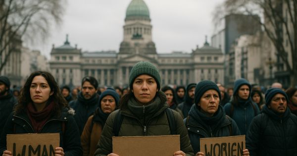Miles se movilizan en el Congreso bajo el grito de Ni Una Menos: “¡La vida de las pibas importa!”