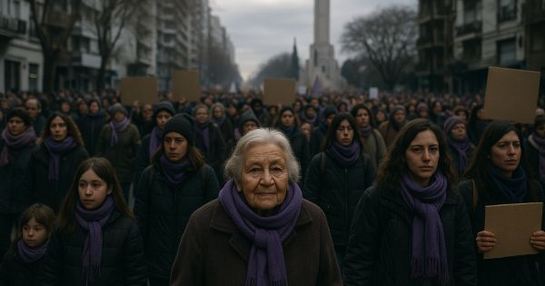 Impactante movilización “Ni Una Menos” en Rosario: diez cuadras exigen el fin de la violencia de género