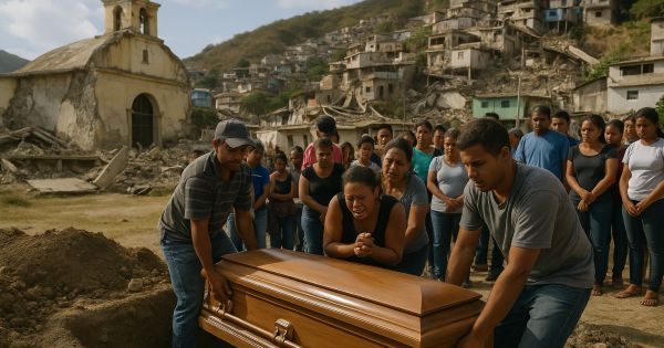El dolor silencioso de La Guaira: entierros y esperanza tras el terremoto