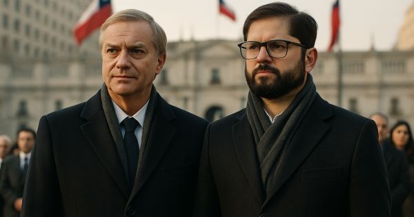 Kast y Boric juntos en el bicentenario: el emotivo momento que sorprendió a Chile