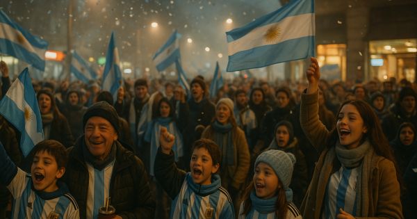 La Plata se tiñó de celeste y blanco: Fiesta multitudinaria tras el pase de Argentina a las semifinales del Mundial 2026