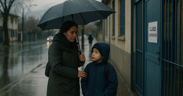Lluvias intensas y suspensión de clases en Chile: Lo que debes saber sobre el nuevo sistema frontal