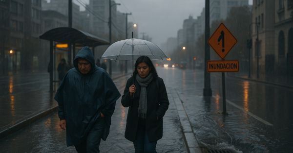 Lluvias intensas en Chile: Cuándo llegan a Santiago y regiones con suspensión de clases por el mega temporal