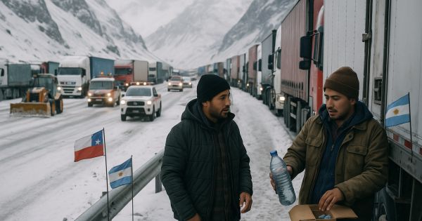 Operativo invernal: Así será el rescate de los 1.500 camiones varados por la nieve en el Paso Cristo Redentor