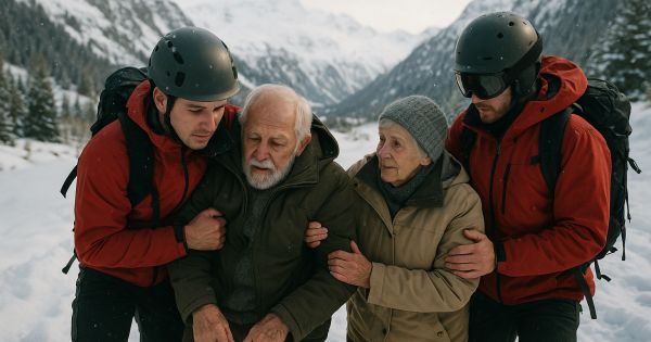 Rescate Heroico en la Nieve: Así Salvaron a una Pareja de Ancianos Aislada en la Cordillera