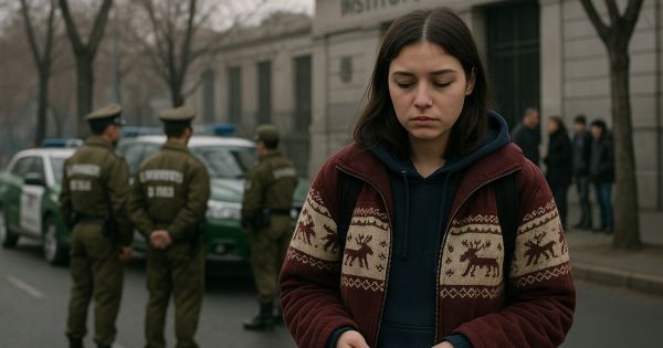 Amenaza en redes sociales moviliza a la policía: adolescente detenida por mensajes contra rectora en Santiago