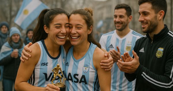 Las Leonas, campeonas del mundo: el emocionante reconocimiento de la Selección argentina de fútbol