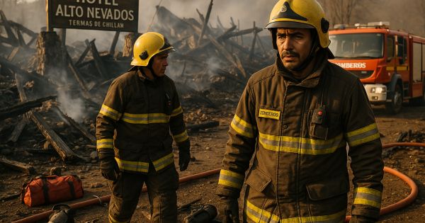 Videos Impactantes Revelan la Magnitud del Incendio en el Hotel Alto Nevados de las Termas de Chillán