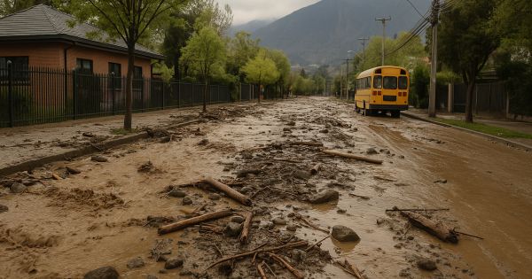 Clases suspendidas en 12 colegios de Las Condes tras impactante aluvión primaveral: conoce las zonas en alerta
