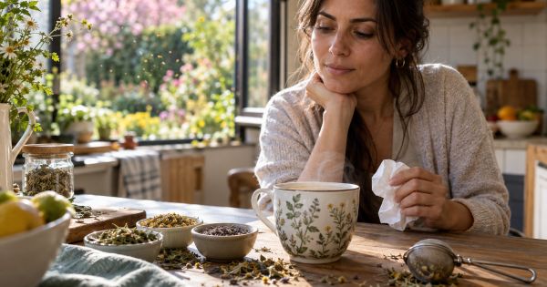 Alergia en primavera: qué saber antes de probar una tisana de siete plantas